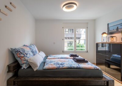 C8 Loft in Überlingen: stilvolle Ferienwohnung in der Altstadt mit hochwertiger Ausstattung, Parkplatz und kurzen Wegen zum Bodensee.